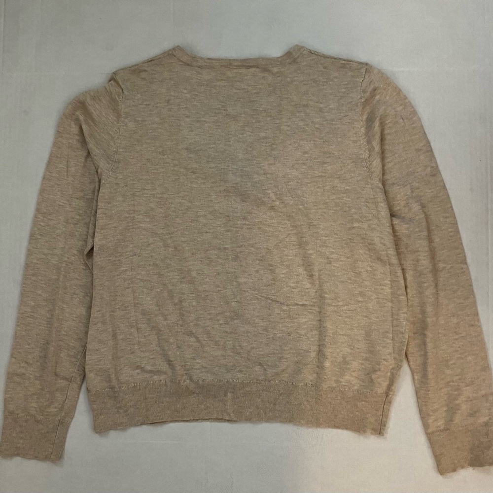 XXL Cardigan Bundle (2)-Old Navy Pink & Time&Tru Tan Knit Sweaters-Plus Size 2X - Picture 5 of 12